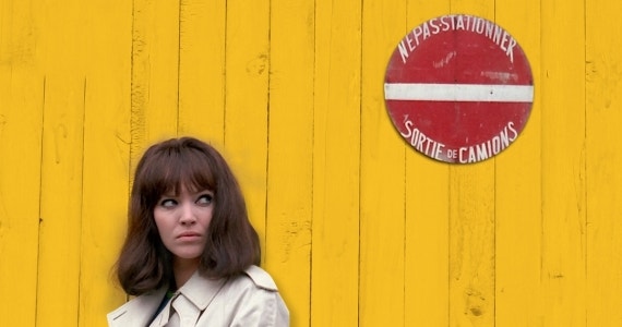 "Made in U.S.A", de Jean-Luc Godard no cartaz do 10º Lisbon & Estoril Filme Festival.