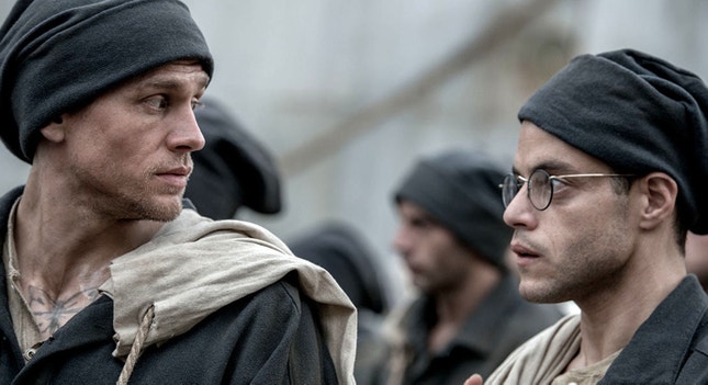 Charlie Hunnam e Rami Malek: más imitações de Steve McQueen e Dustin Hoffman