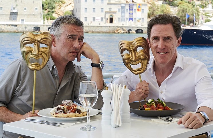 Steve Coogan e Rob Brydon: na Grécia, sê grego...