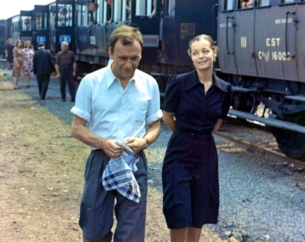 Jean-Louis Trintignant e Romy Schneider — sob o signo de Georges Simenon