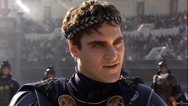 Cómodo, filho de Marco Aurélio — aliás, Joaquin Phoenix