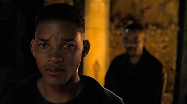 Qual é o Will Smith humano? Qual é a personagem digital?