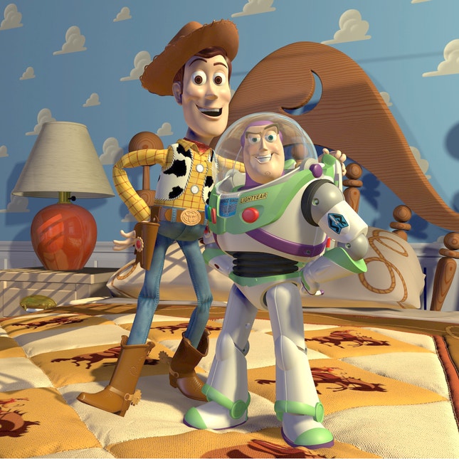 Tom Hanks e Tim Allen — aliás, o xerife Woody e o astronauta Buzz Lightyear