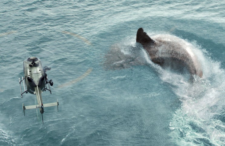 O tubarão gigante que Jason Statham vai enfrentar...