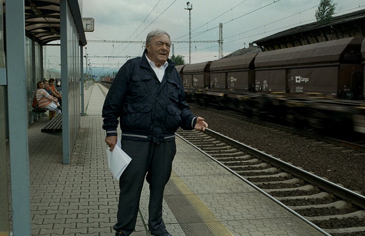 Claude Lanzmann no seu filme 