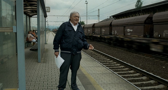 Claude Lanzmann no seu filme 