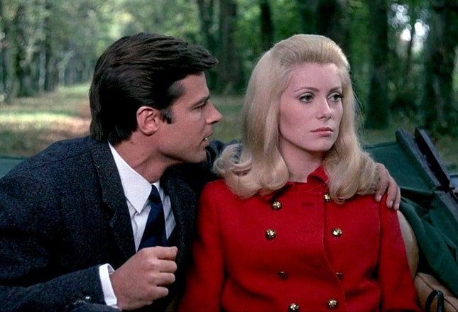 Jean Sorel e Catherine Deneuve em 