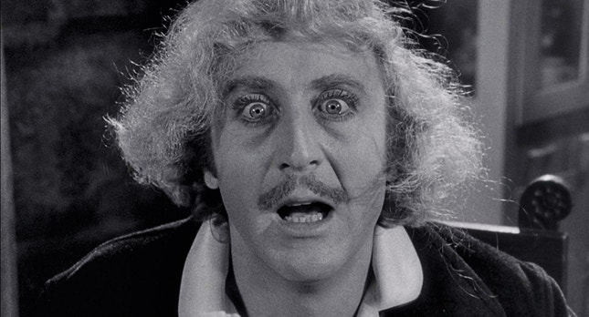 A emoção radical do Dr. Viktor Frankenstein — aliás, Gene Wilder