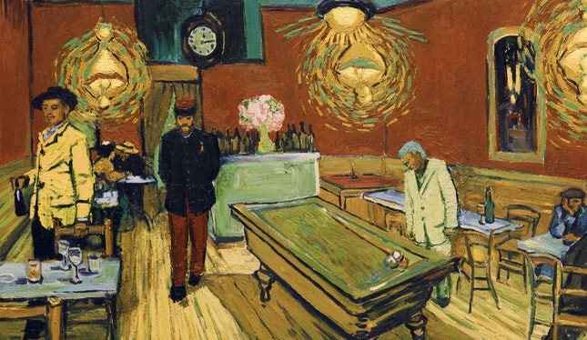 Um retrato cinematográfico de Van Gogh, desenhado a partir das suas próprias pinturas