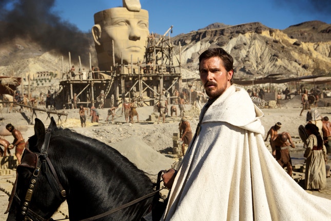 Christian Bale em "Exodus: Deuses e Reis", no papel de Moisés