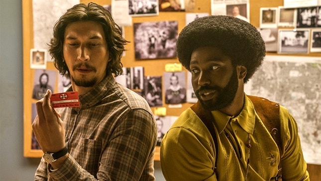 Adam Driver e John David Washington: atravessando as convulsões da história americana