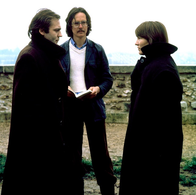 Bruno Ganz, Peter Handke e Edith Clever — rodagem de 