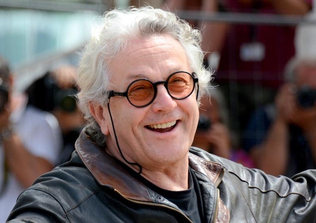 George Miller na sessão de abertura do festival em 2016 quando apresentou 