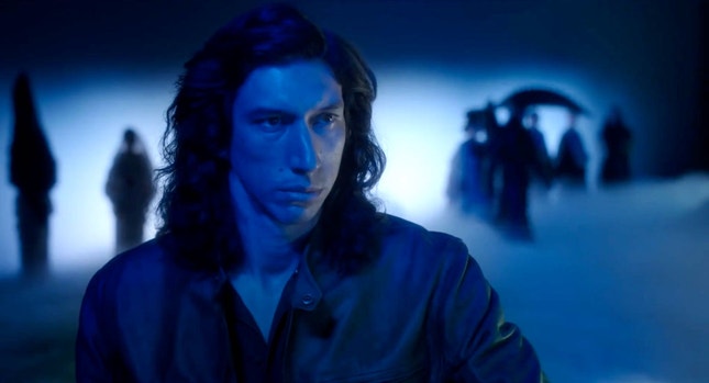 Adam Driver em "Annette", um filme com actores em estado de graça