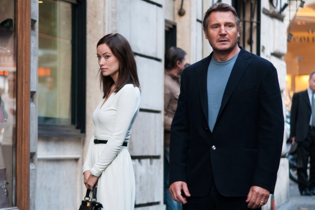 Olivia Wilde e Liam Neeson: um filme entre a terceira pessoa e o impulso autobiográfico