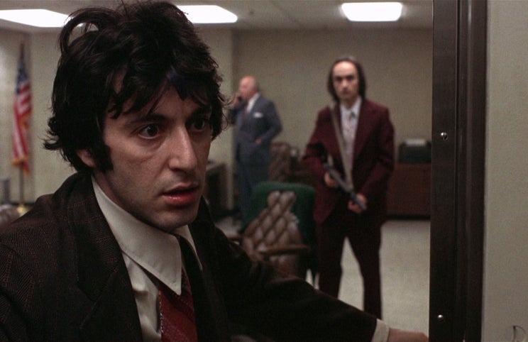 Al Pacino e John Cazale (à direita): grandes actores dirigidos por um notável realizador