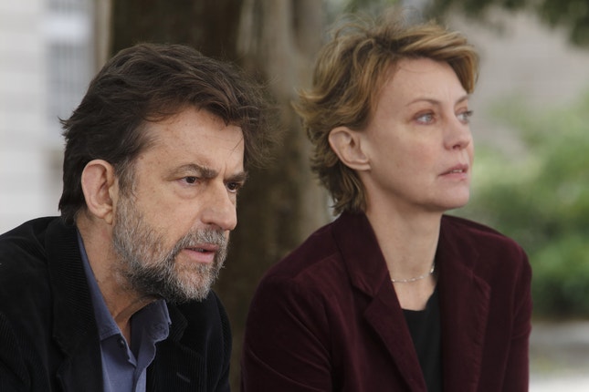 Nanni Moretti e Margherita Buy em 