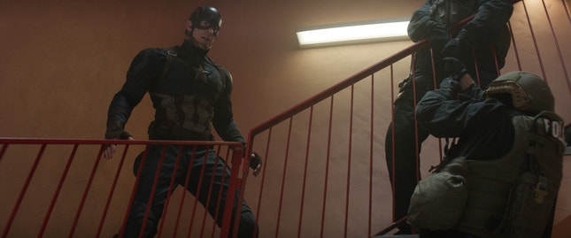 Imagem do filme: Continua o domínio de “Capitão América” enquanto “Angry Birds” começa a voar