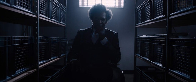 Imagem do filme: “Glass” número um mundial e líder na América do Norte