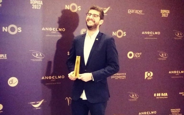 Ricardo Leite, vencedor do Prémio Sophia Estudante 2017