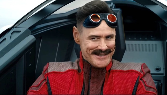 Jim Carrey no papel do Dr. Robotnik: a excepção que confirma a regra