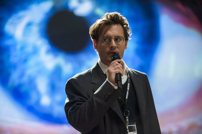Johnny Depp em "Transcendence"
