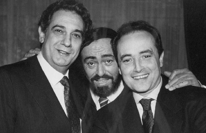 Plácido Domingo, Luciano Pavarotti e José Carreras — uma aliança de amizade e amor pela ópera