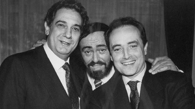 Plácido Domingo, Luciano Pavarotti e José Carreras — uma aliança de amizade e amor pela ópera