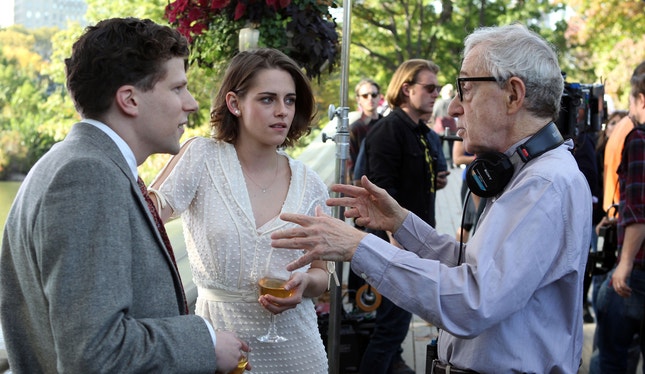Jesse Eisenberg, Kristen Stewart e Woody Allen: rodagem de 