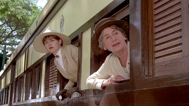 Judy Davis e Peggy Ashcroft — memórias da Índia cerca de 20 anos antes da independência