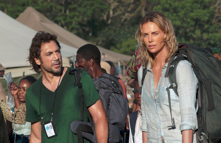 Javier Bardem e Charlize Theron — com os conflitos da Libéria em pano de fundo