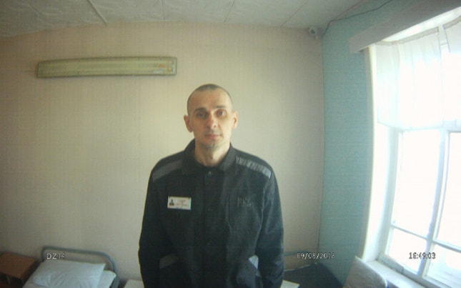 Oleg Sentsov numa imagem divulgada pelo Alto Comissariado para os Direitos Humanos na Rússia