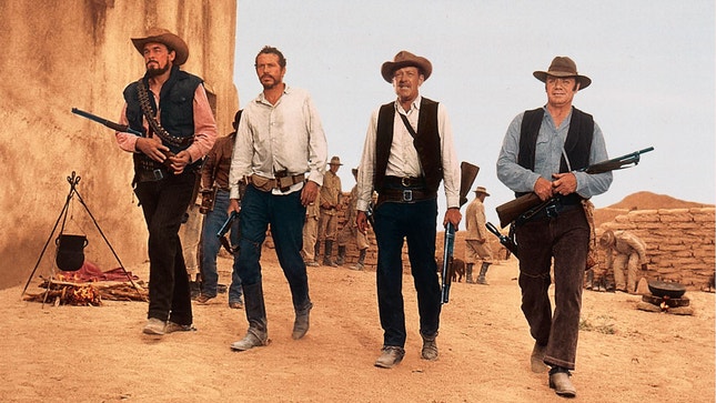 Ben Johnson, Warren Oates, William Holden e Ernest Borgnine — o "western" segundo Sam Peckinpah