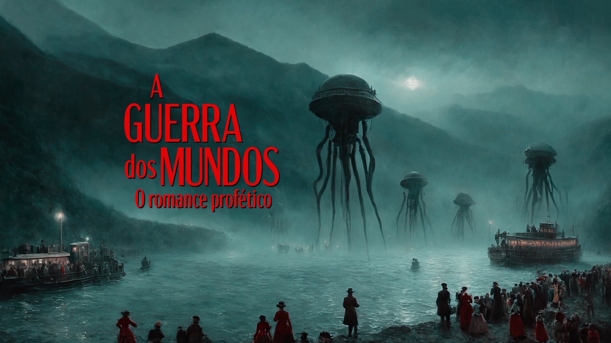 Imagem promo de A Guerra dos Mundos: O Romance Profético