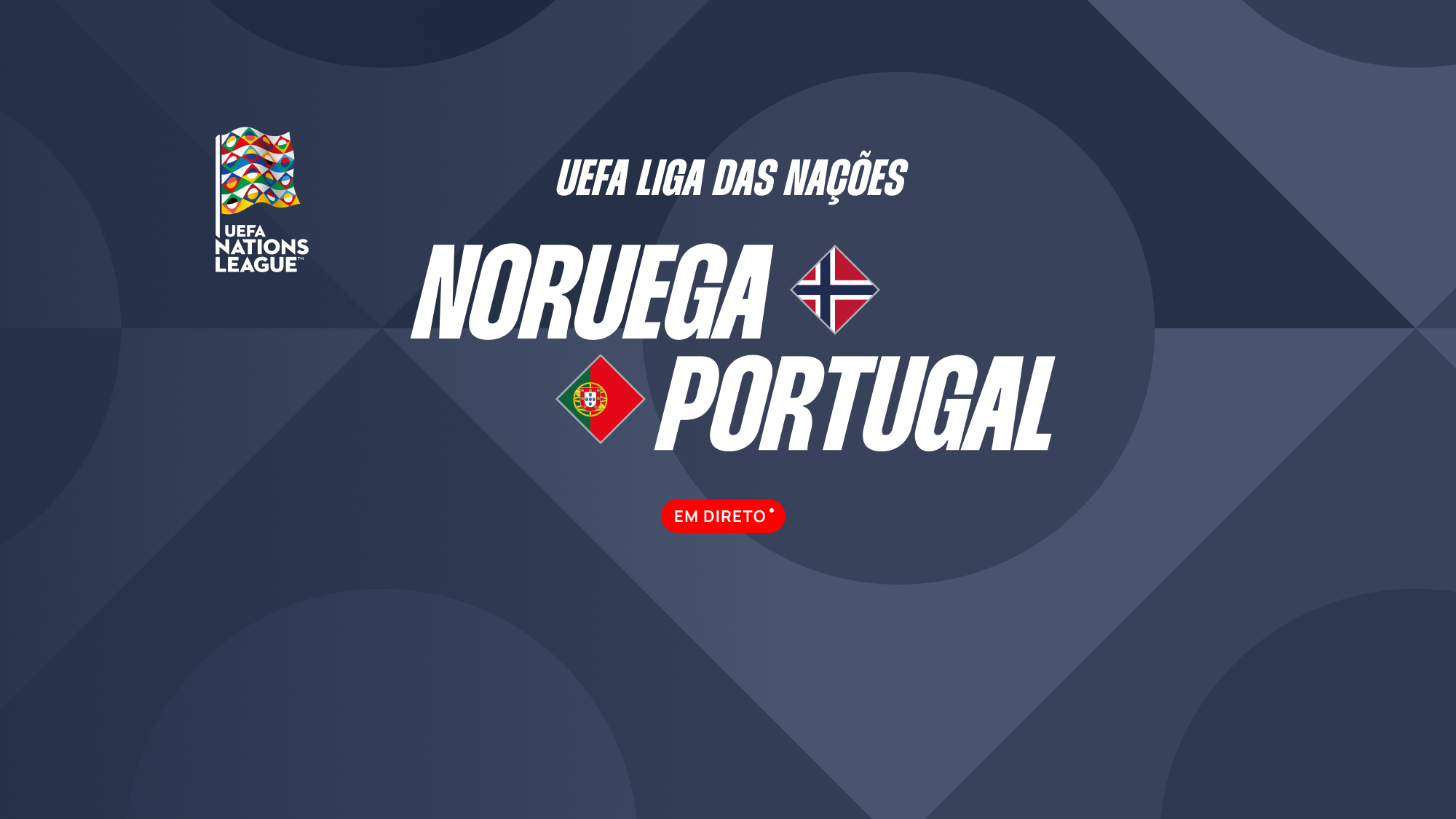 Imagem promo de Futebol: Liga das Nações: Dinamarca x Portugal