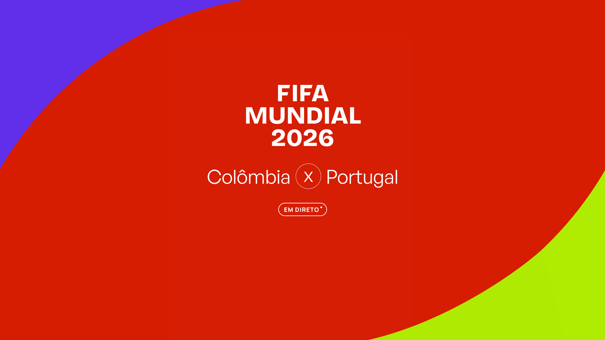 Imagem promo de FIFA Campeonato do Mundo 2026 - Colômbia x Portugal