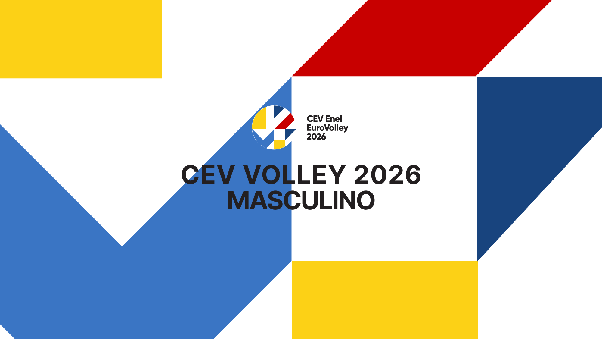 Imagem promo de Campeonato da Europa de Voleibol Masculino 2026