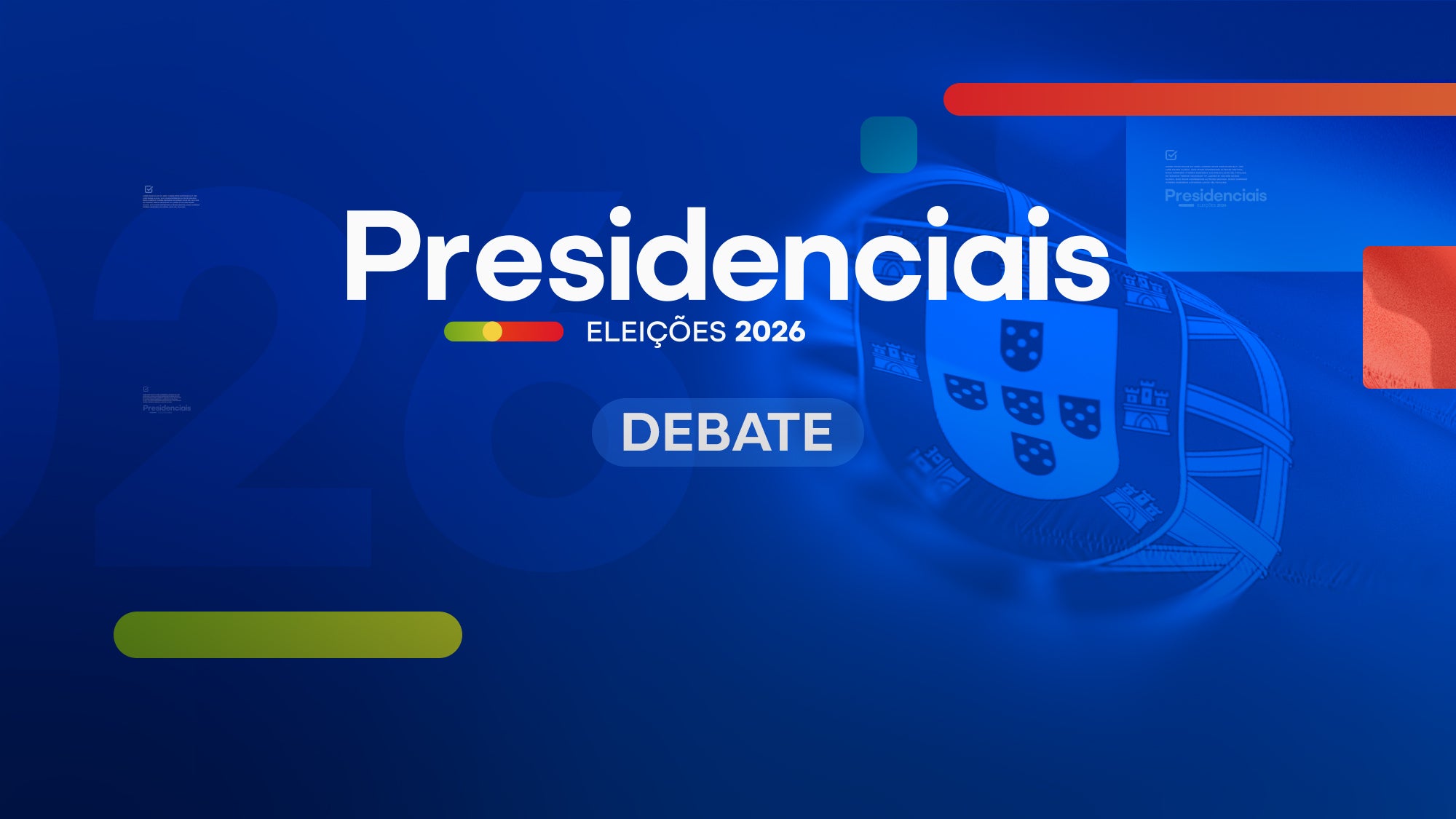 Imagem promo de Presidenciais 2026 - Debate (com todos os candidatos)