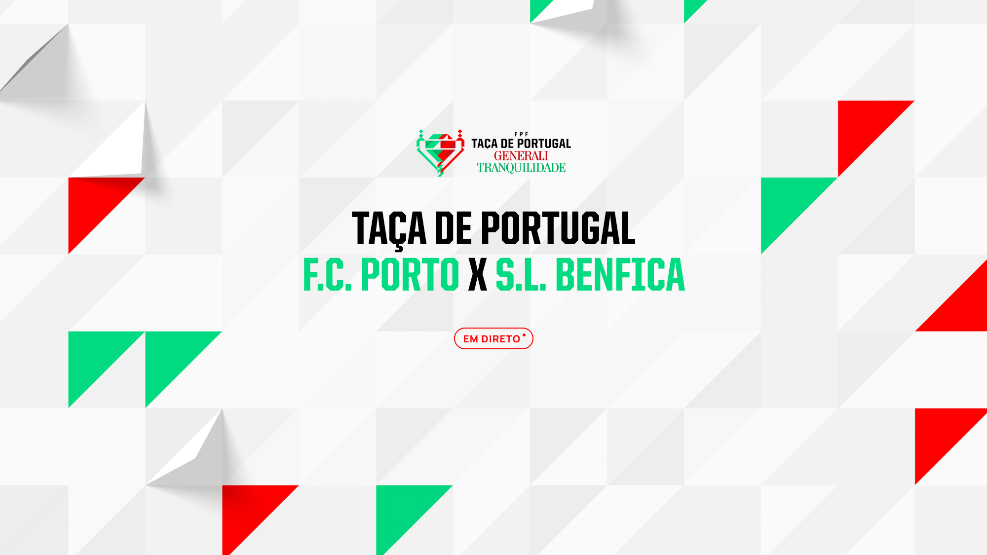 Imagem promo de Futebol: Taça de Portugal - FC Porto x SL Benfica