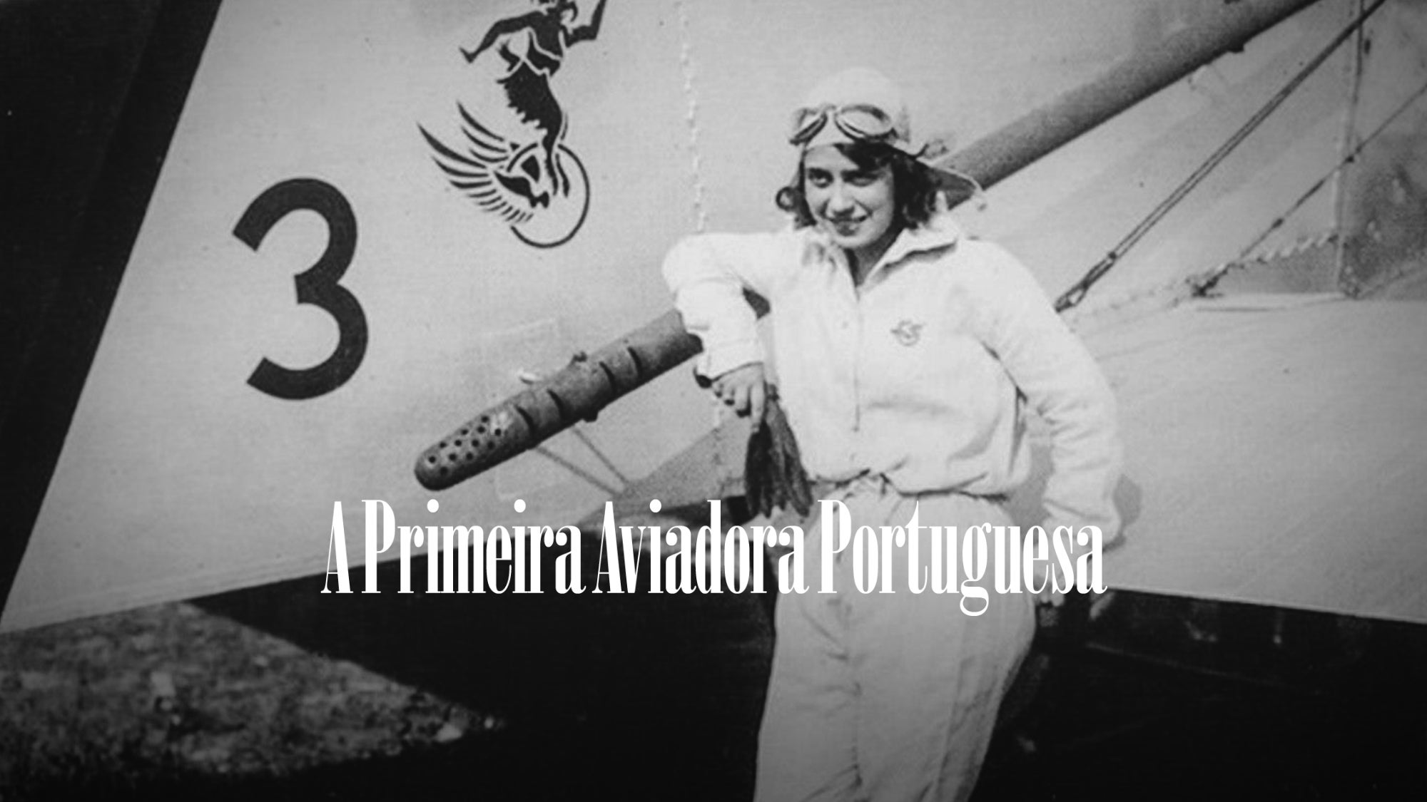 Imagem promo de A Primeira Aviadora Portuguesa