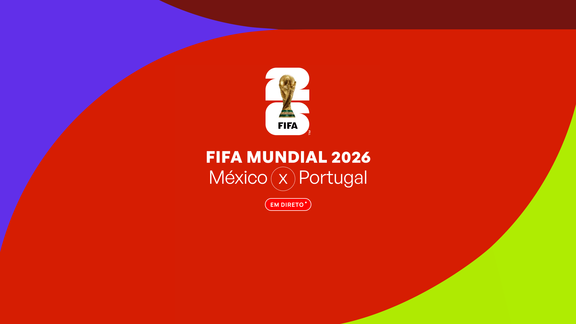 Imagem promo de Jogo Preparação Mundial 2026: México x Portugal
