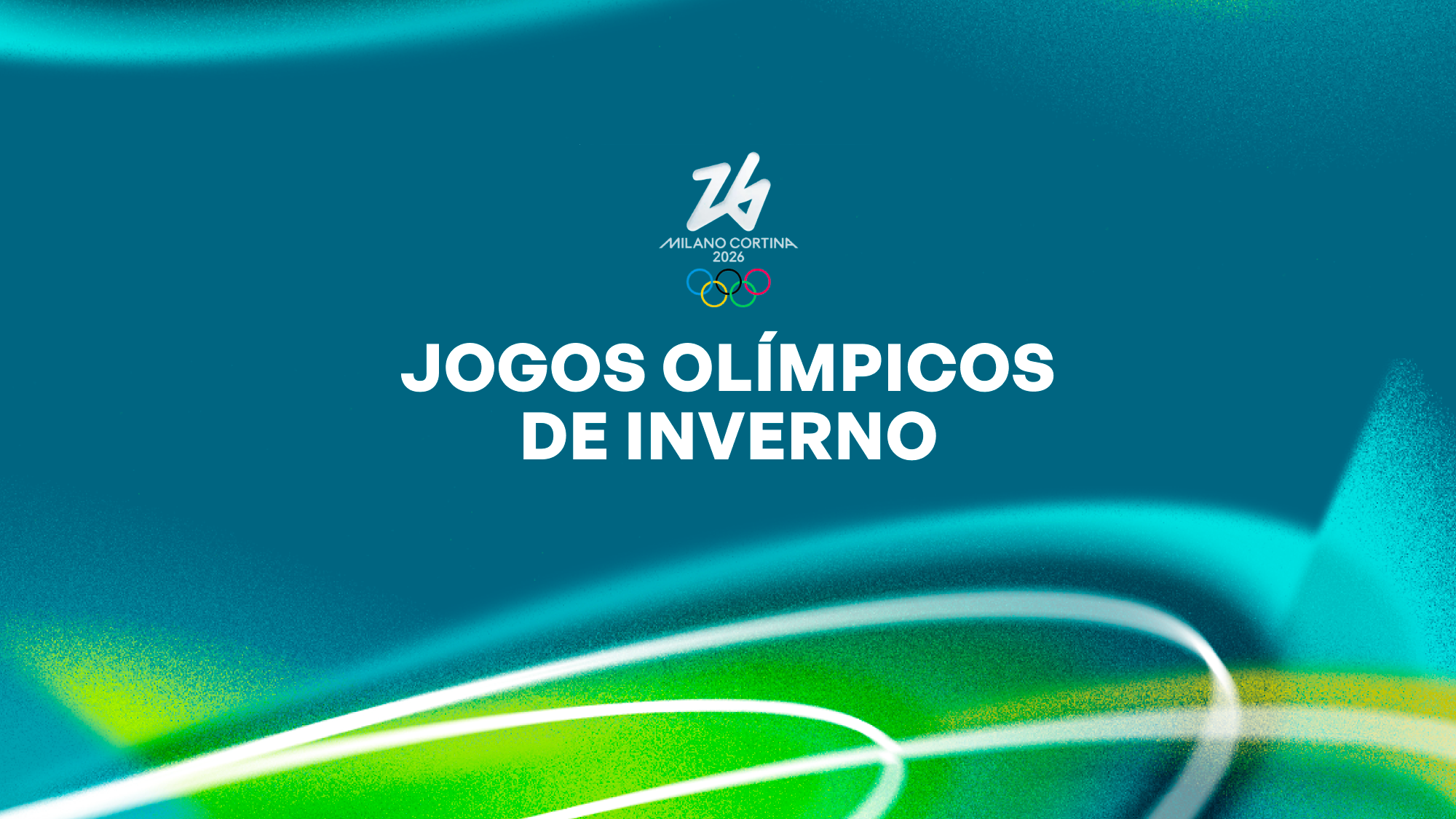 Imagem promo de Jogos Olímpicos de Inverno Milão-Cortina 2026