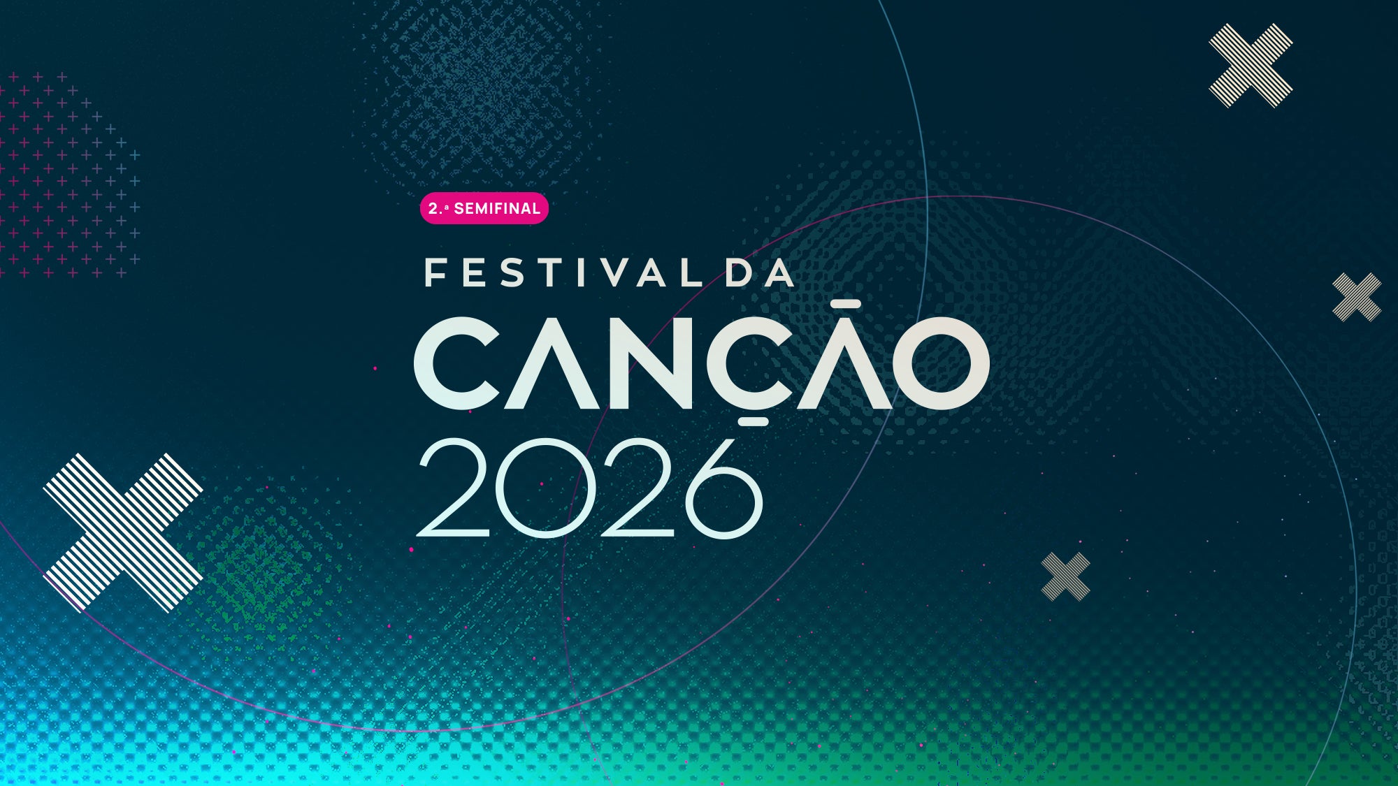 Imagem promo de Festival da Canção 2026 - 2ª Semifinal