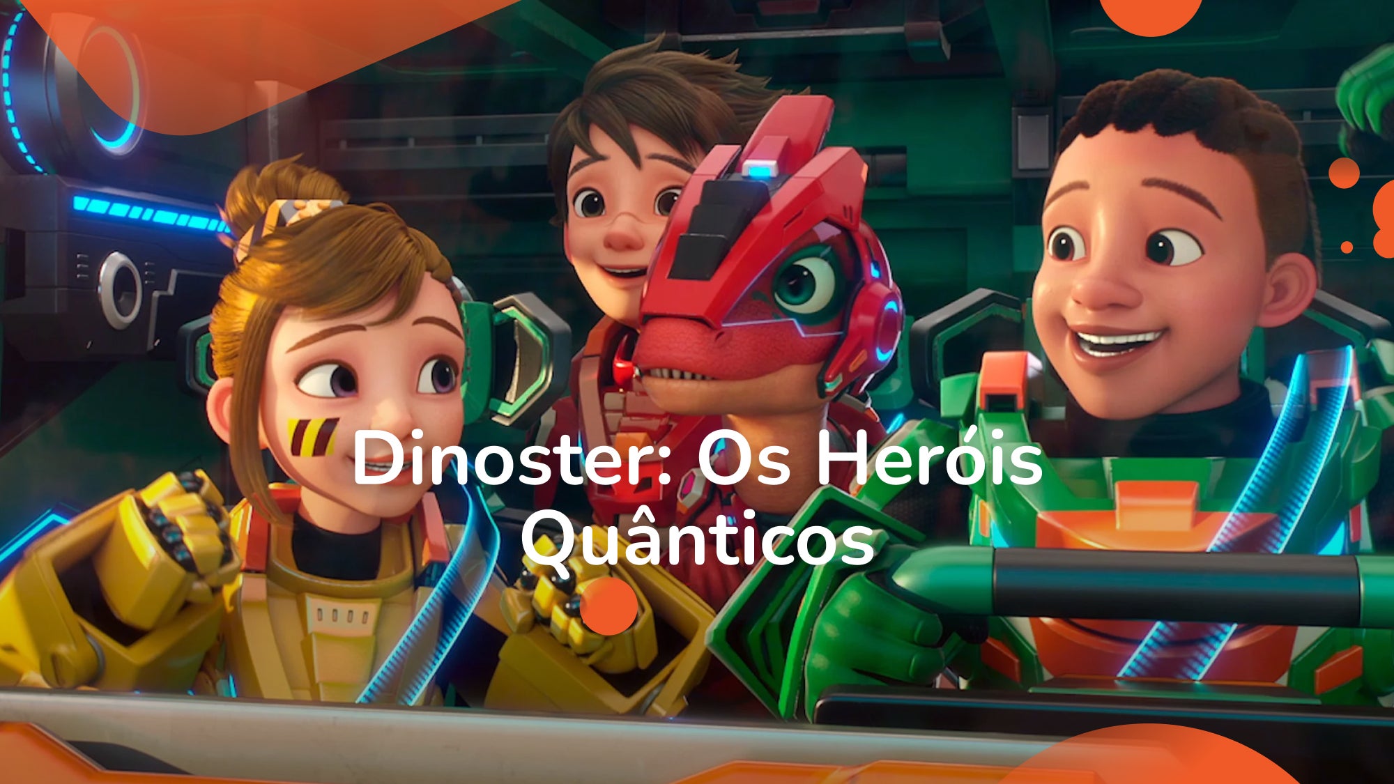 Imagem promo de Dinoster: Os Heróis Quânticos