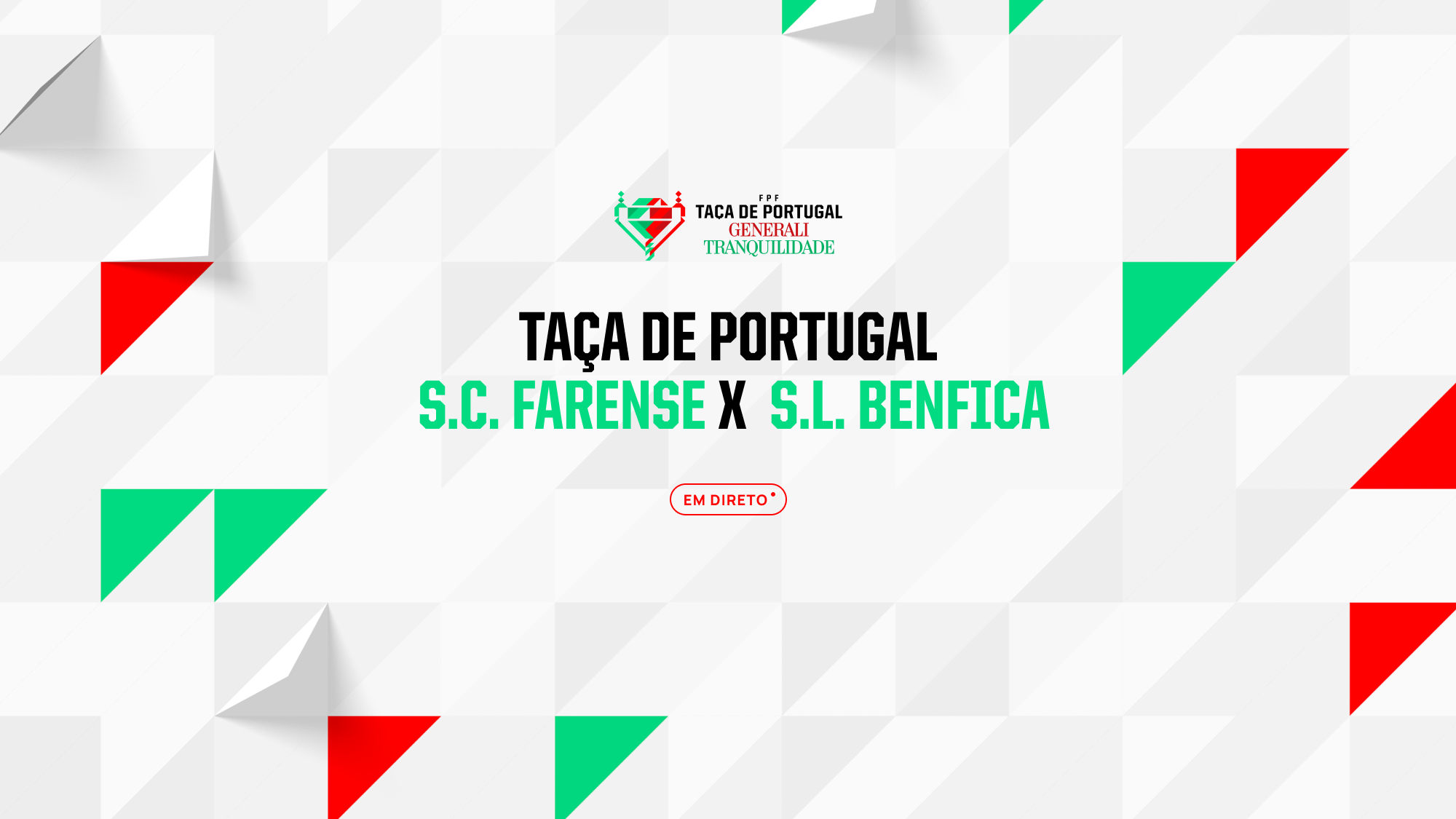 Imagem promo de Taça de Portugal - S.C. Farense x S.L. Benfica