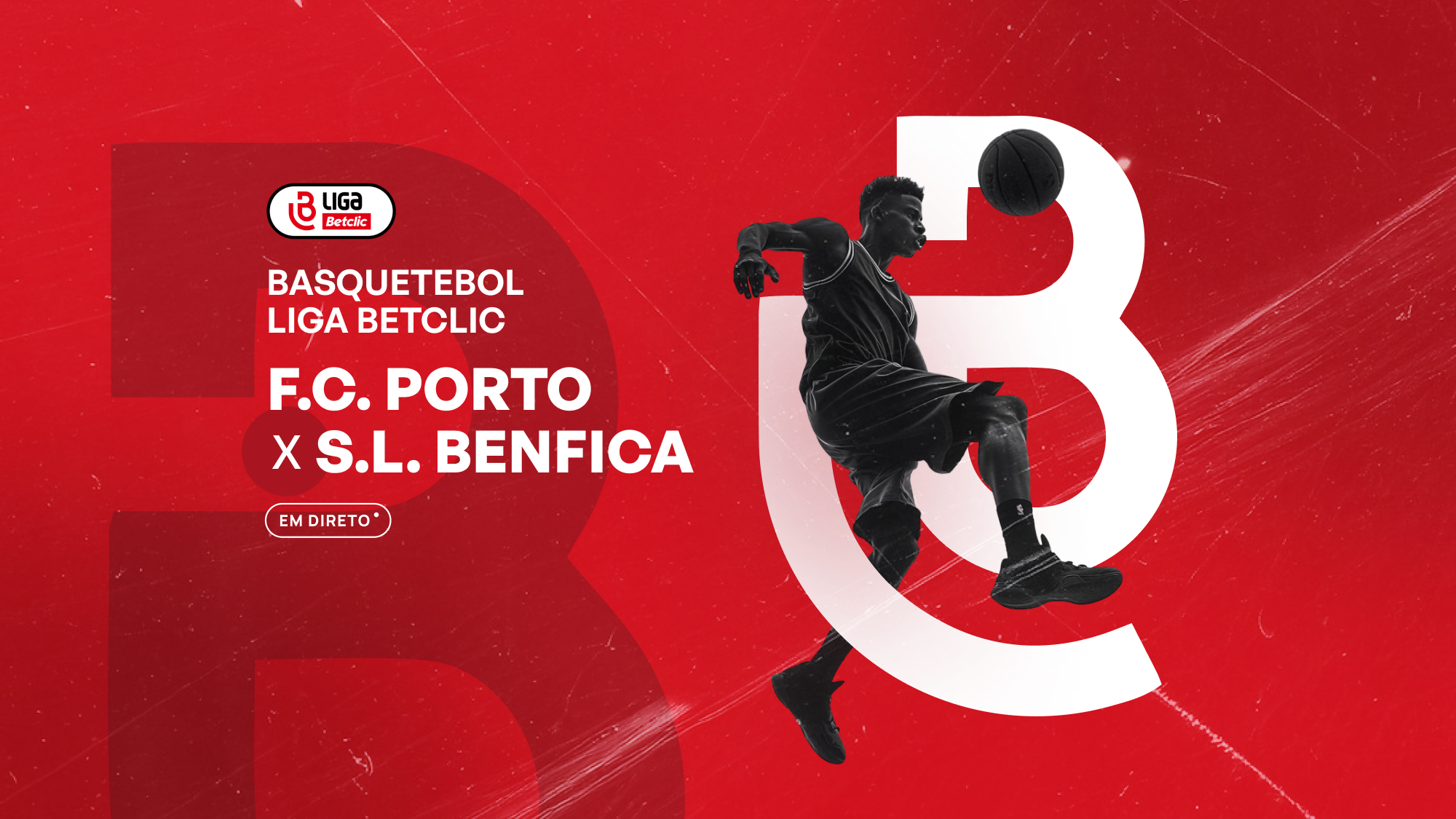 Imagem promo de Basquetebol: Campeonato Nacional de Basquetebol Liga Betclic - FC Porto x Benfica