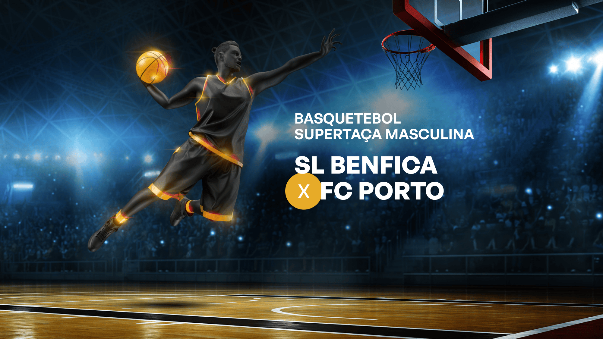Imagem promo de Basquetebol - Supertaça 2025 - Benfica x FC Porto - VOD