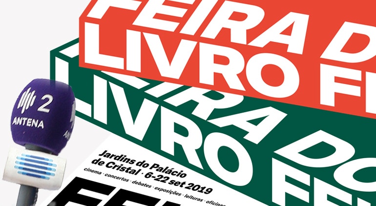Imagem de A Antena 2 na Feira do Livro do Porto