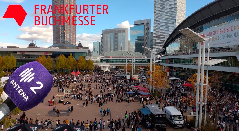 Imagem de A Antena 2 na Feira do Livro de Frankfurt 2022