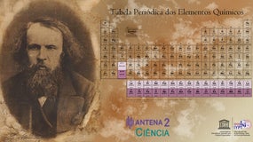 Imagem de Nos 150 anos da Tabela Periódica | 4 e 11 Fevereiro